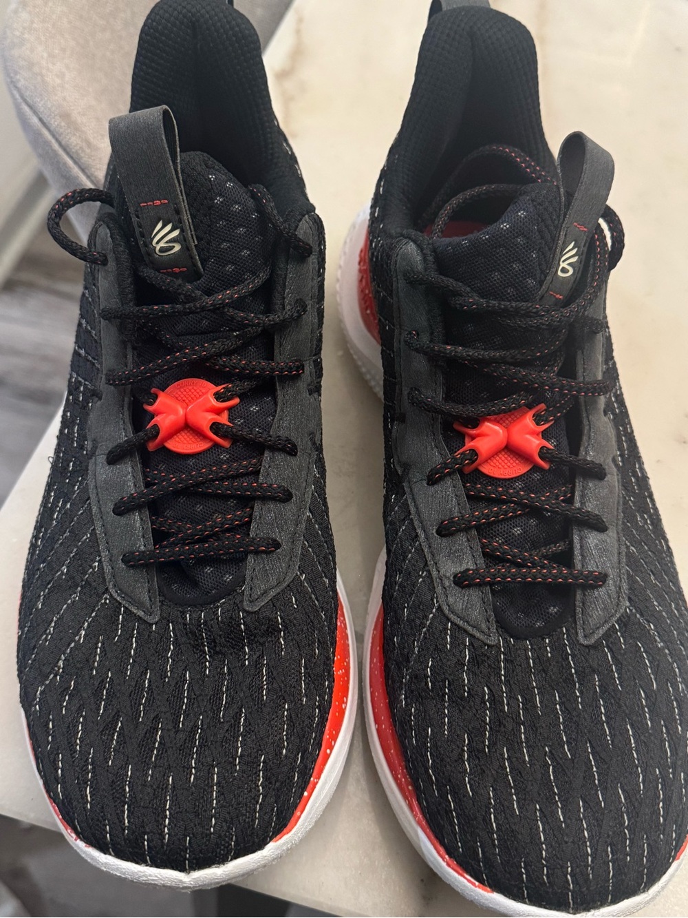 Under Armour Men's Black & Red Performance Running Shoes